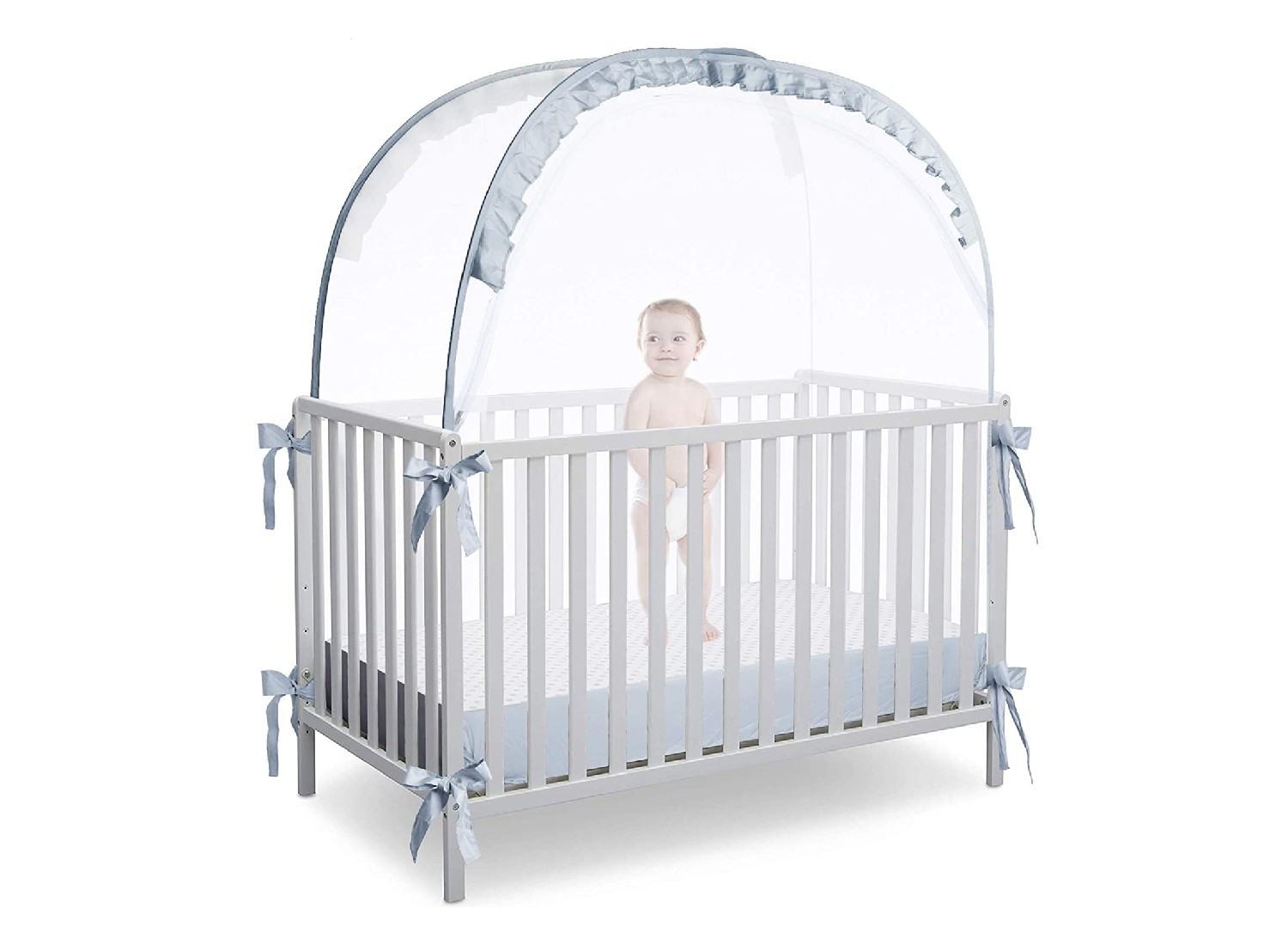 Premium Original Australian Pop Up Crib Canopy. Best Travel Crib Tent Proven to Keep Your Baby from Climbing Out of The Crib 20+ Years Expertise in Crib Tent Design Trusted 