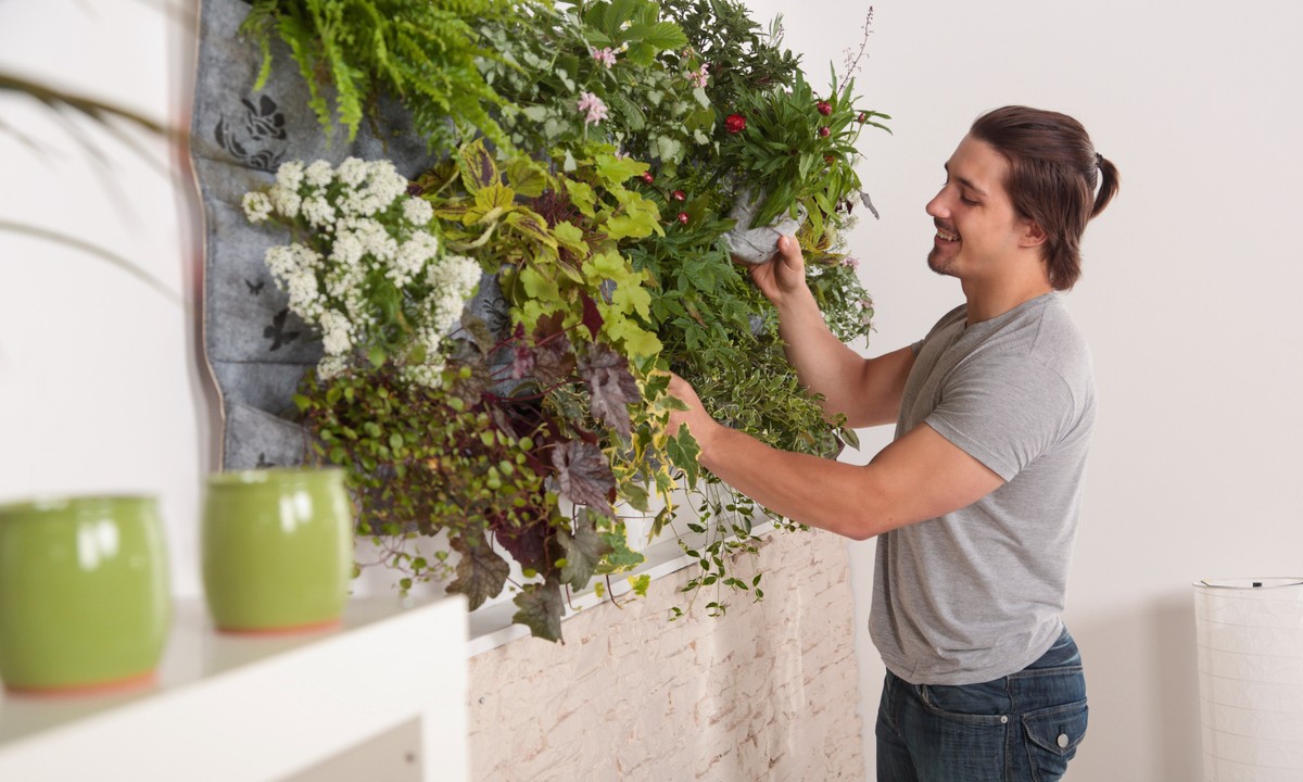 New Age Gardening Techniques like a vertical garden