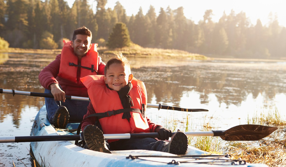 wearing a life vest for kids when swimming is safe