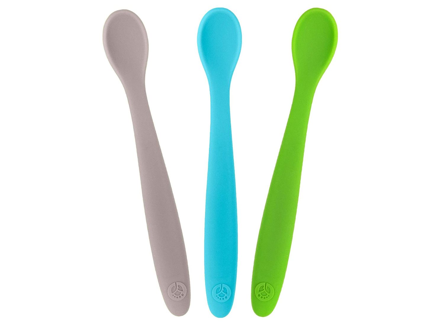 Nooli First Self-Feeding Utensils: USA-Made BPA-Free Spoon & Fork Set for  Babies & Toddlers Ages 6+ Months, Anti Choke Shield Easy-Grip Handles for  Baby-Led Weaning and Independent Eating (Pink) 