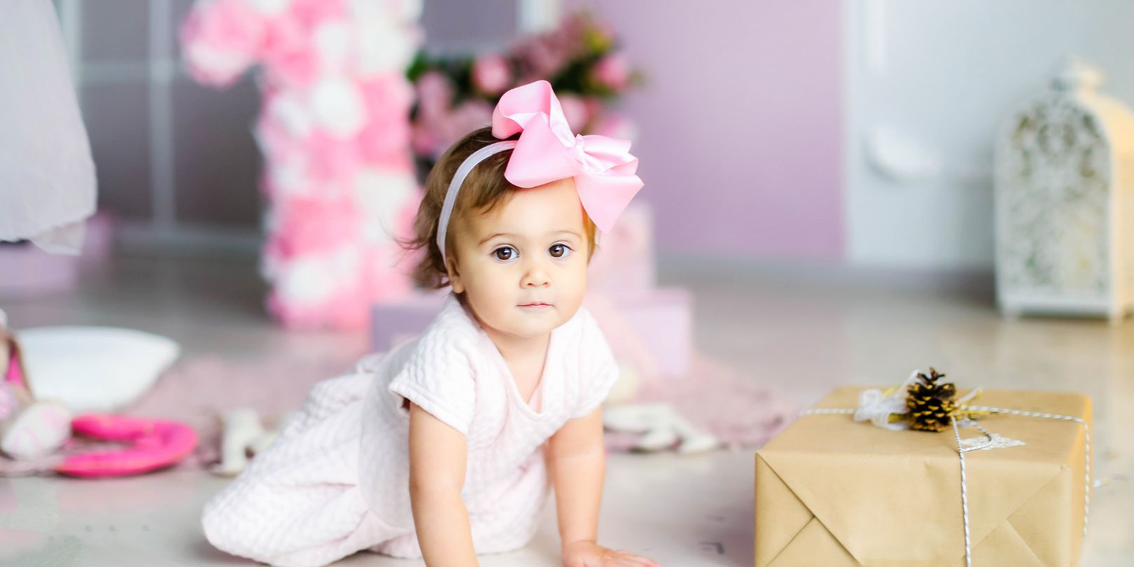 Baby Girl's Photoshoot for First Birthday
