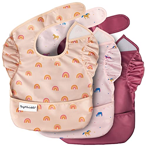 Tiny Twinkle Mess-Proof Baby Bib (3 Pack)