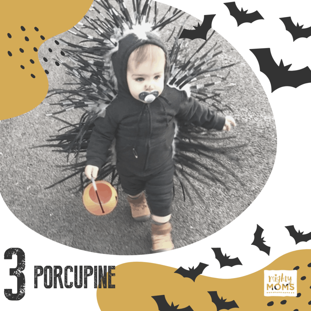 DIY Baby Costume - Porcupine