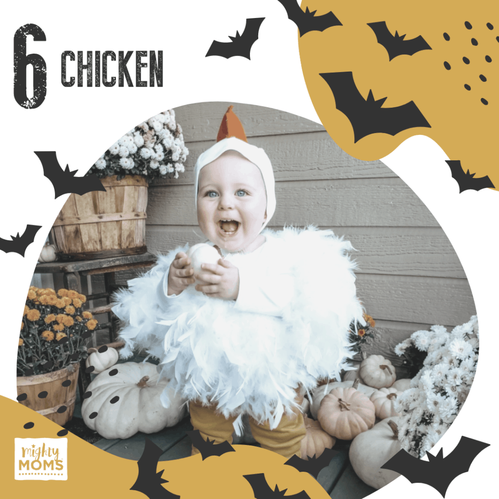 DIY Baby Costume - Chicken