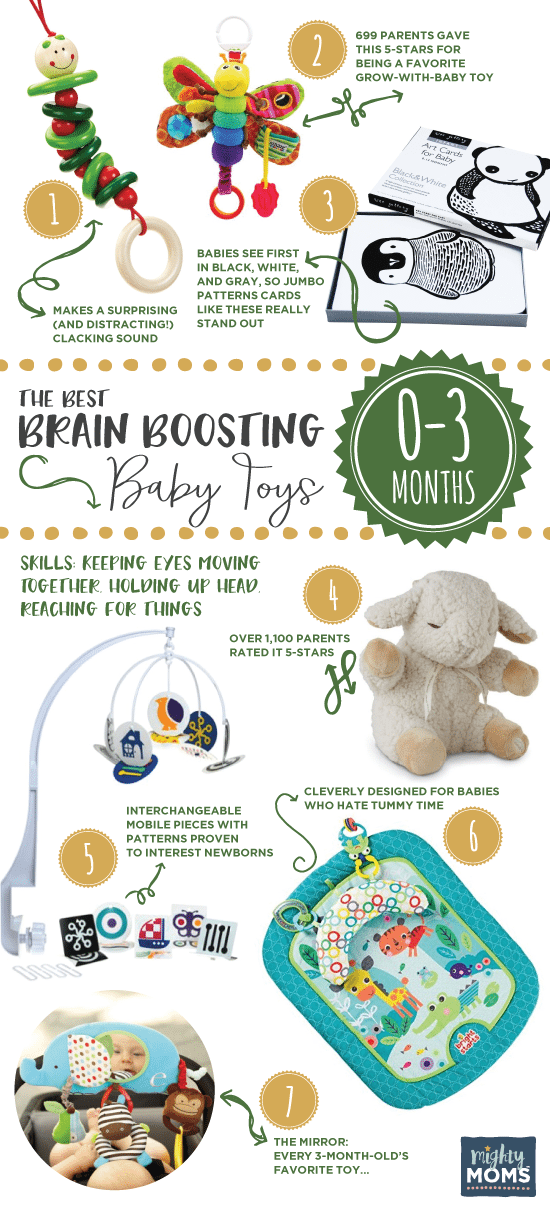 best toys for three month old