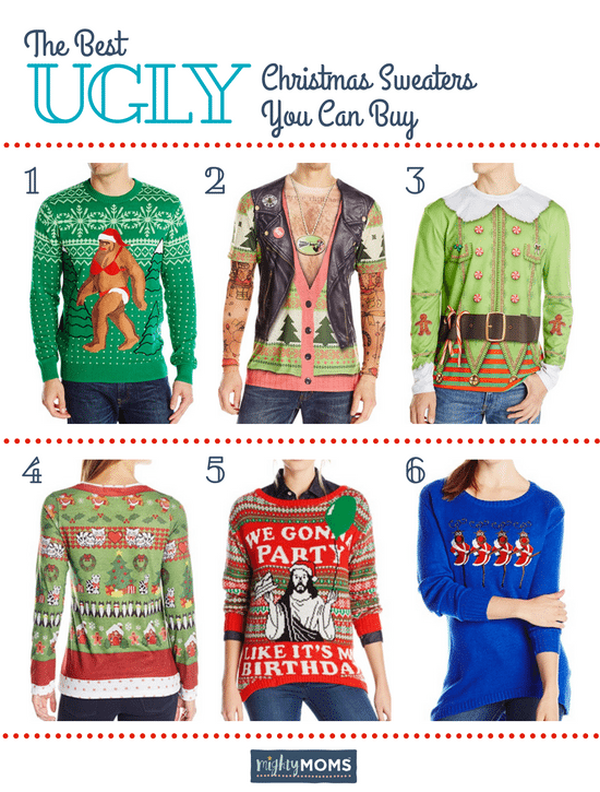 The 12 Days of Ugly Christmas Sweaters ~ MightyMoms.club