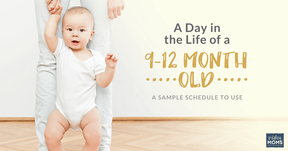 A Day in the Life of a 9 to 12 Month Old {Free Printable!}
