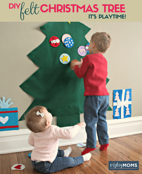 A DIY Baby-Friendly Felt Christmas Tree ~ MightyMoms.club