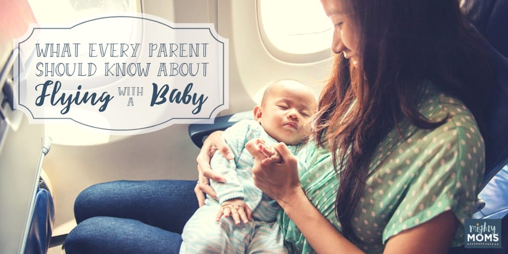 Flying with a baby doesn