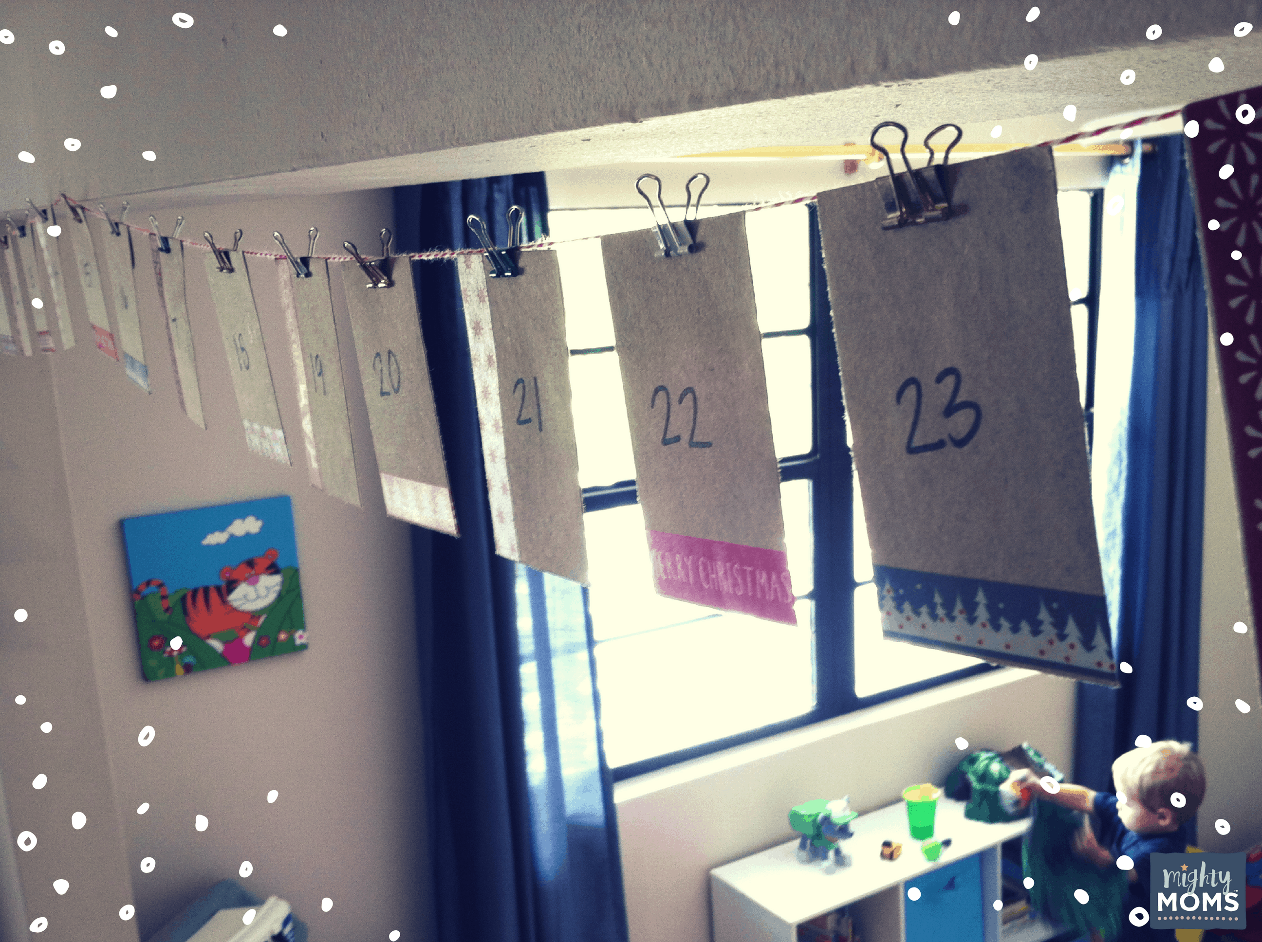 Your finished DIY Advent Calendar! - MightyMoms.club