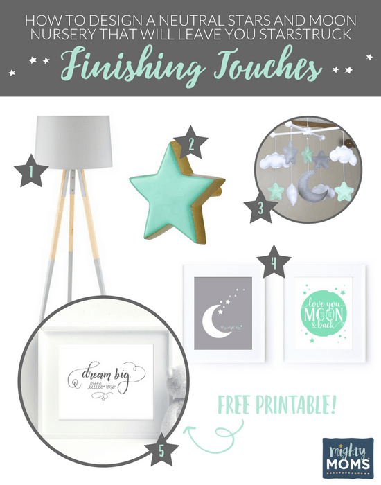 star and moon nursery theme