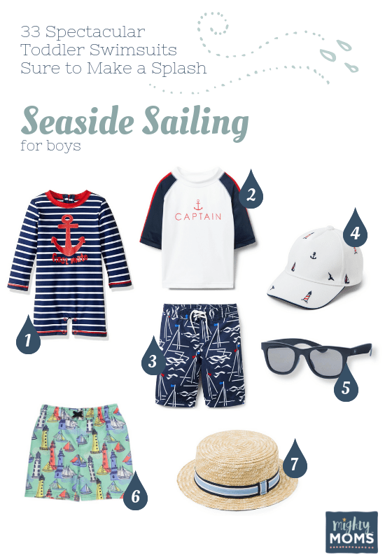 Spectacular Toddler Swimsuits: Seaside Sailing - MightyMoms.club