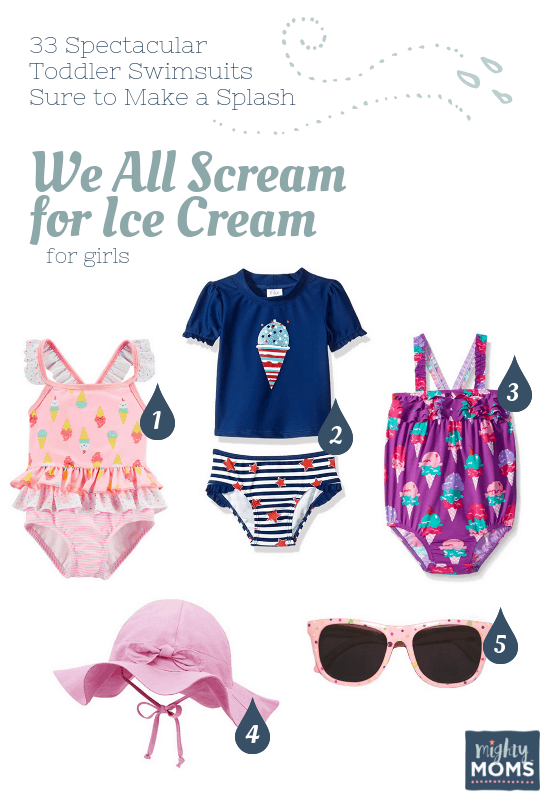 Spectacular Toddler Swimsuits: Ice Cream!! - MightyMoms.club