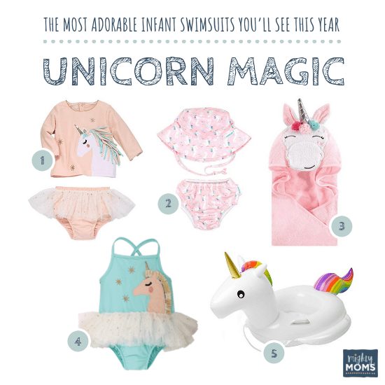 Infant Swimsuits: Unicorn Magic Collection - MightyMoms.club