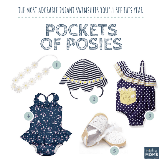Infant Swimsuits: Pockets of Posies Collection - MightyMoms.club
