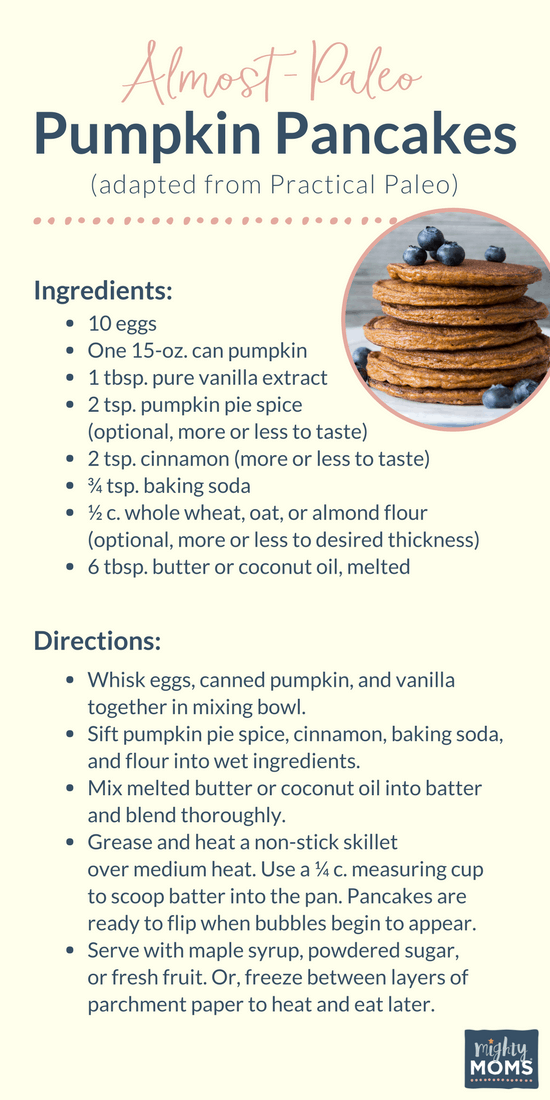 Pumpkin Pancake Recipe - MightyMoms.club