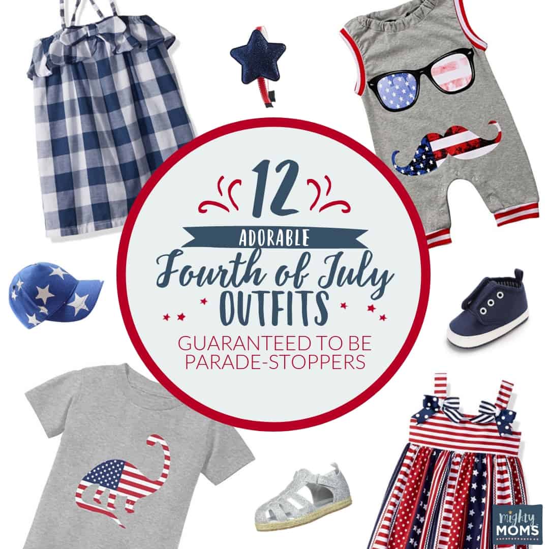 These fourth of July outfits are parade stoppers! MightyMoms.club