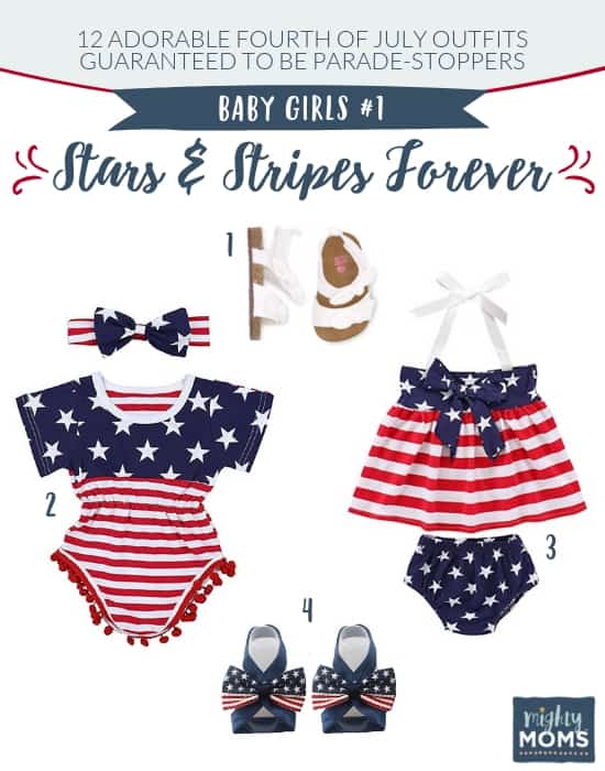 4th of july newborn outfit