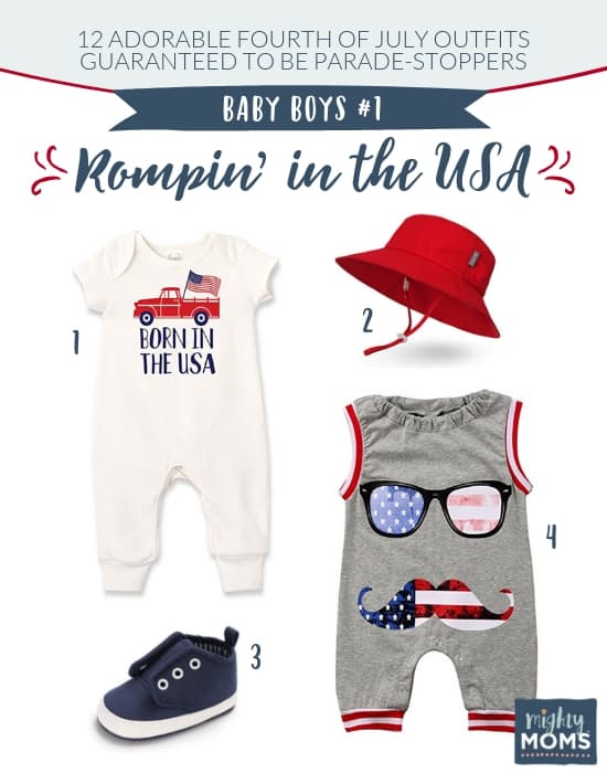 newborn 4th of july outfit boy