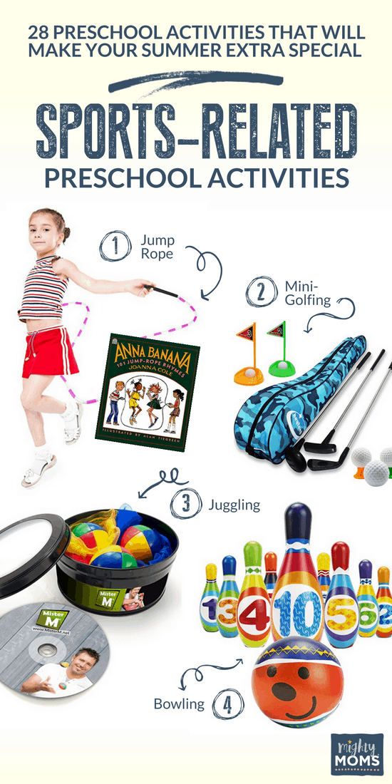 Sports Activités préscolaires d'été - MightyMoms.club