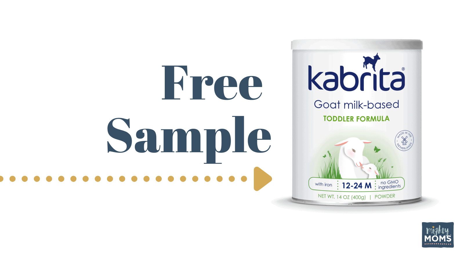 Free sample of Kabrita Goat Milk Formula