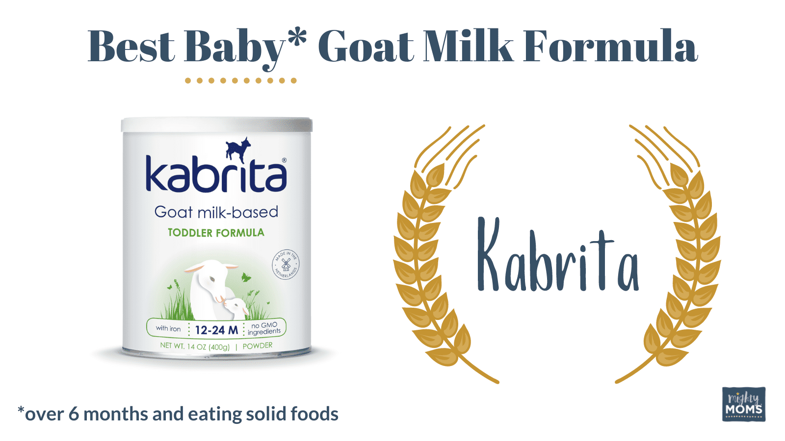 Best Goat's Milk Formula for Babies: Kabrita