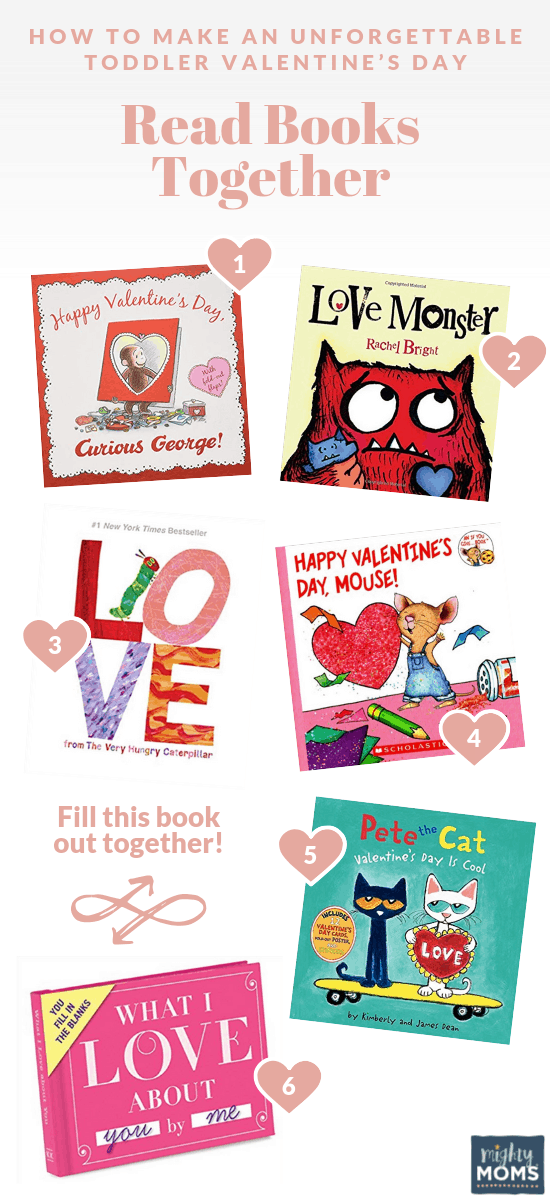 Toddlers Valentine's Day Ideas: Snuggle with a Book! MightyMoms.club