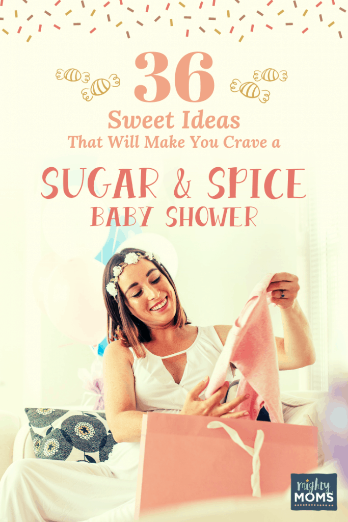 sugar and spice baby shower theme