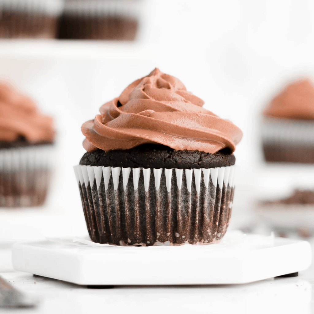 Healthy Cupcake Recipes: Dark Chocolate Cupcakes