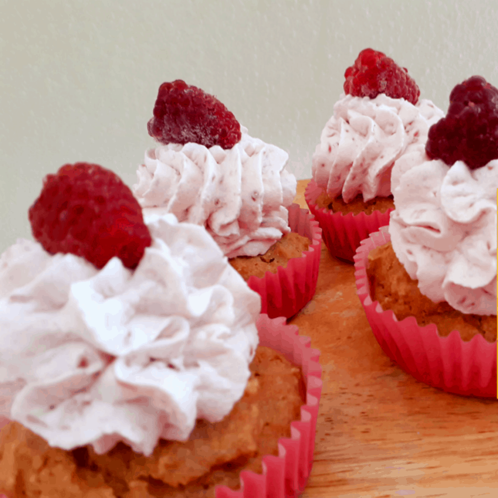 Healthy Cupcake Recipes: Raspberry Lemon