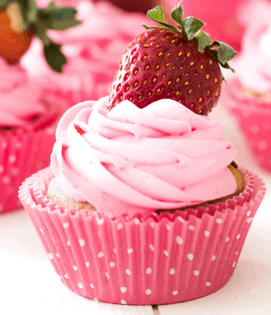 Healthy Cupcake Recipes: Strawberry Cupcakes