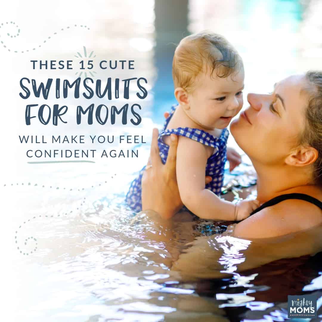 Finally! Some cute swimsuits for moms that don't look...momish. | MightyMoms.club