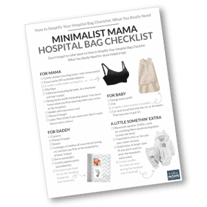 This free hospital bag checklist will tell you EXACTLY what to bring to the maternity ward! MightyMoms.club