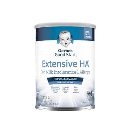 baby formula allergy symptoms - Extensive HA