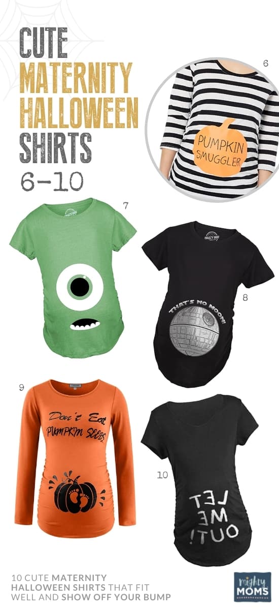 10 Maternity Halloween Shirts That Fit Well and Show Off Your Bump - MightyMoms.club