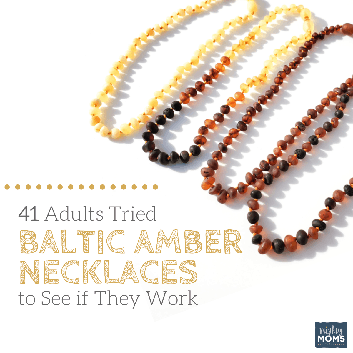 Adult Multi Amber Necklace | Amber Therapy