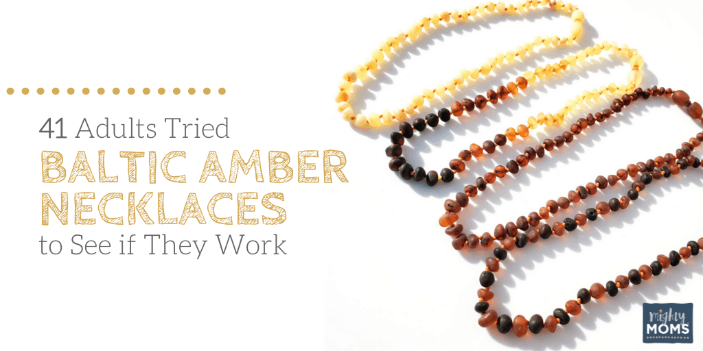 Rainbow Amber Necklaces Made of Overlapping Baltic Amber Pieces.