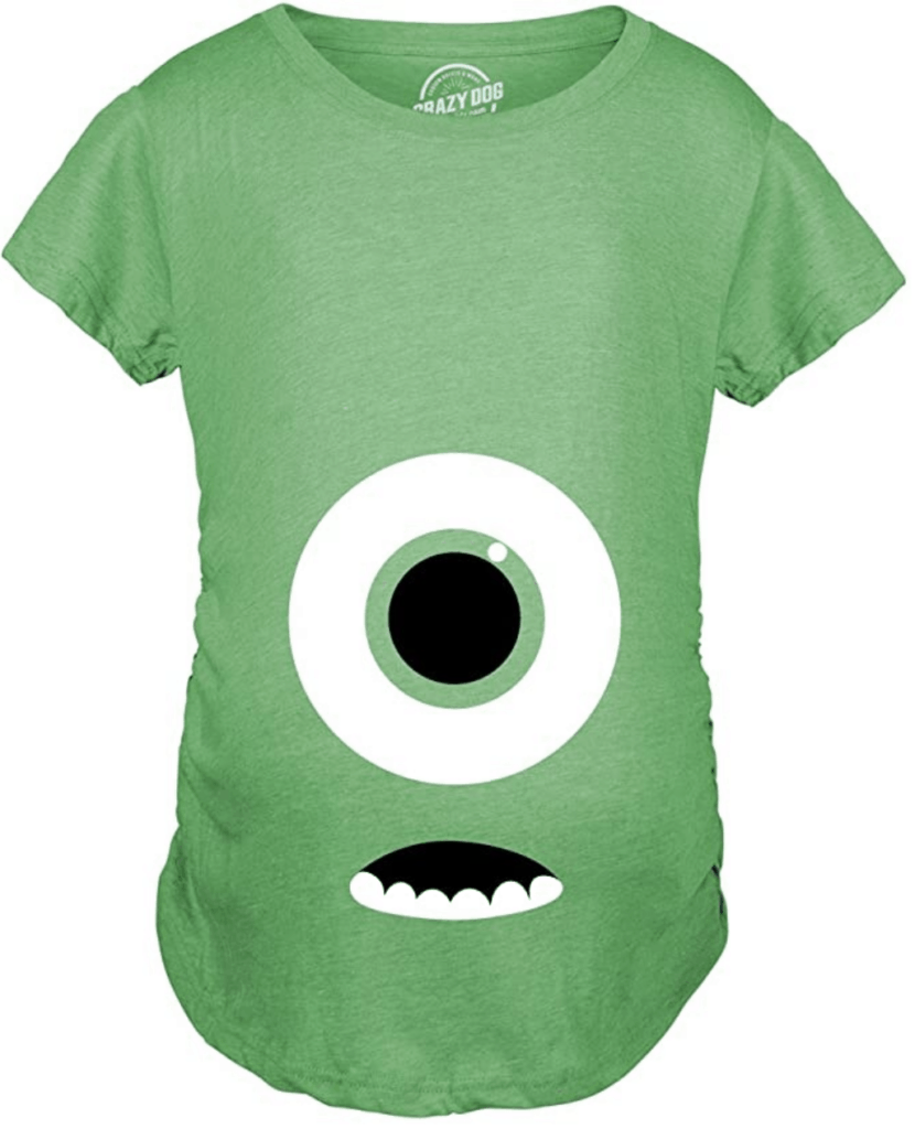 Monsters Inc Maternity Halloween Shirt